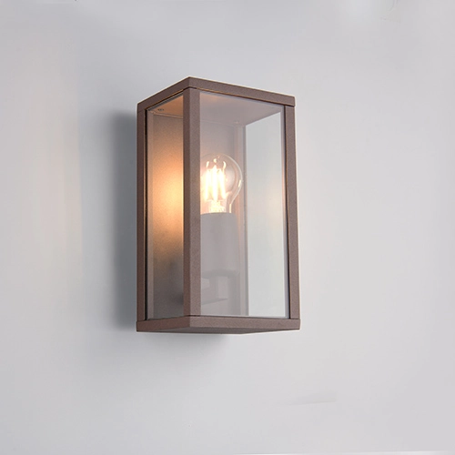 Moderne wandlamp Garonne S roestbruin