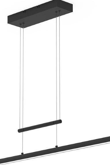 Lange hanglamp Profilo zwart Steinhauer 8712746151374