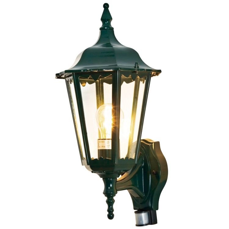 Buitenlamp Firenze met bewegingsmelder groen Buitenlamp Firenze met bewegingsmelder groen