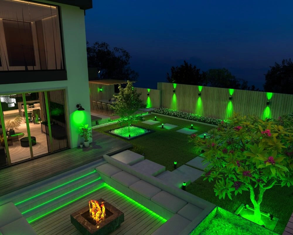 Smart buitenlamp Link 2L up down - zwart Circle 8712879149569