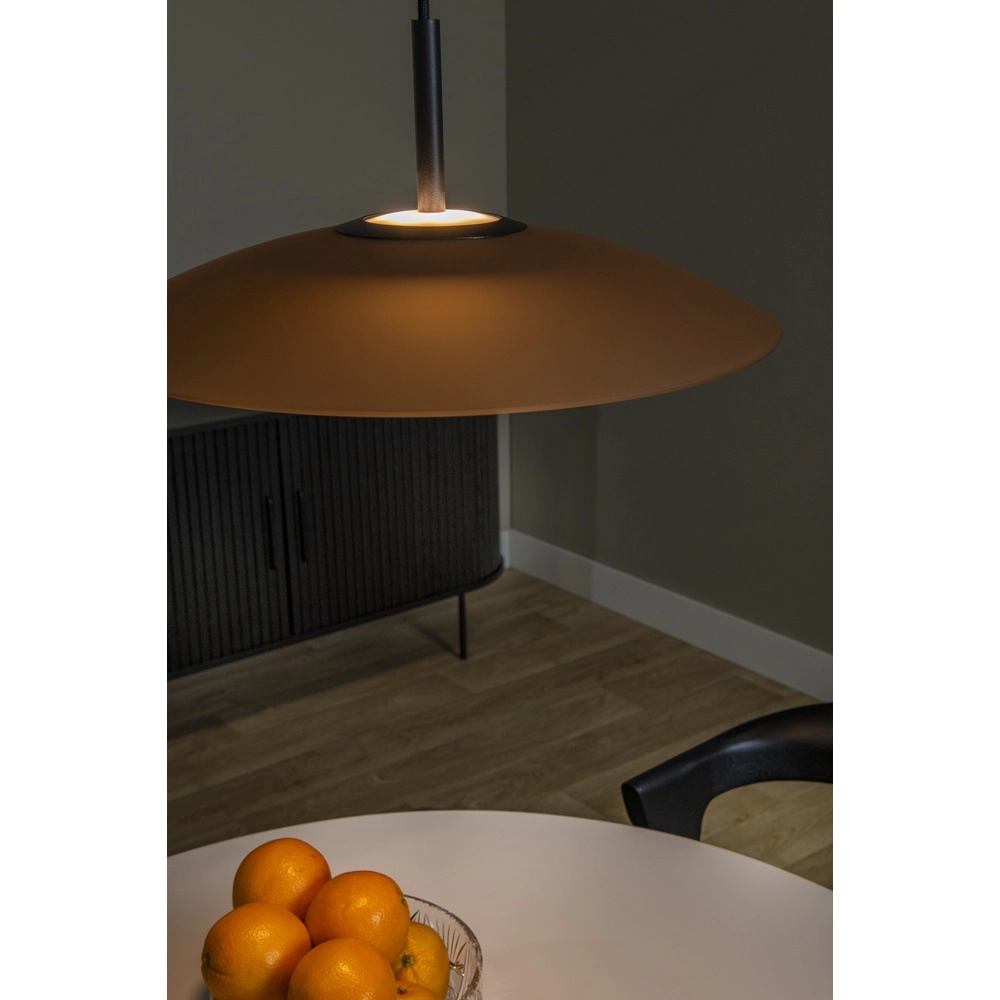Strakke hanglamp Menga Ø 40cm amber glas Premium by Lucide 5411212251190