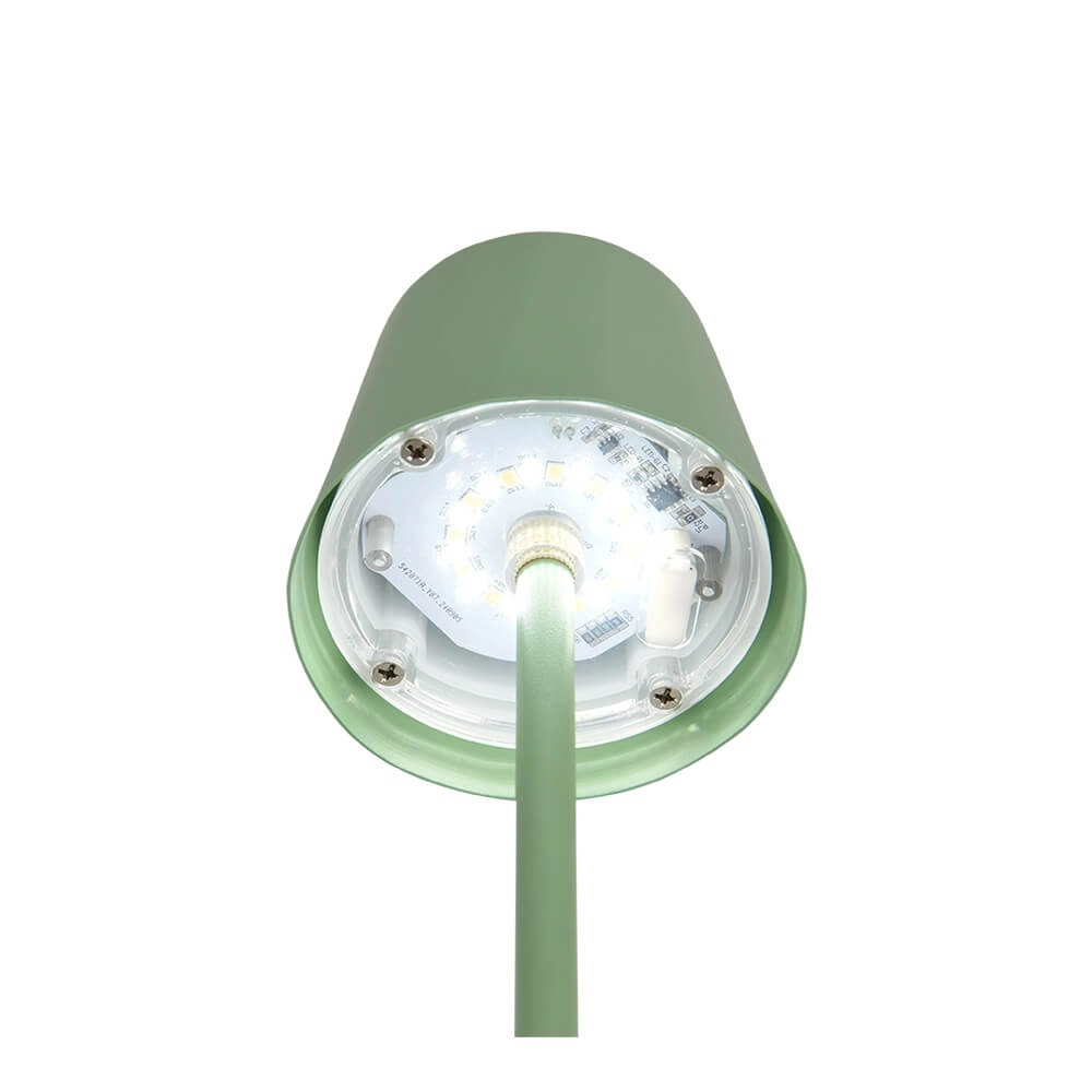 Oplaadbare tafellamp Diaz groen Trio 4017807644807
