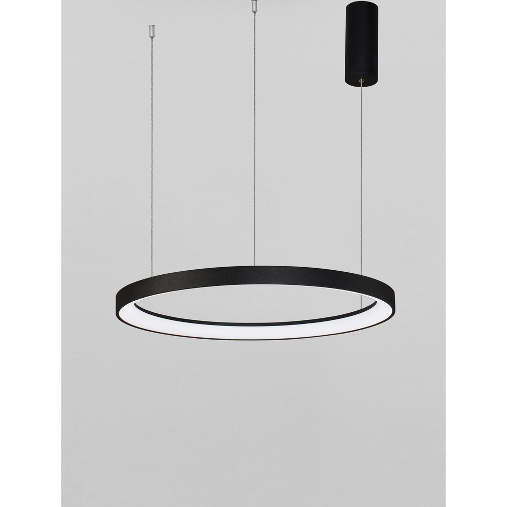 Design hanglamp Pertino zwart Ø 58cm 2700K Design hanglamp Pertino zwart Ø 58cm 2700K