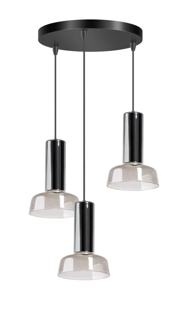 Hanglamp Beal smoke glas Ø 35cm