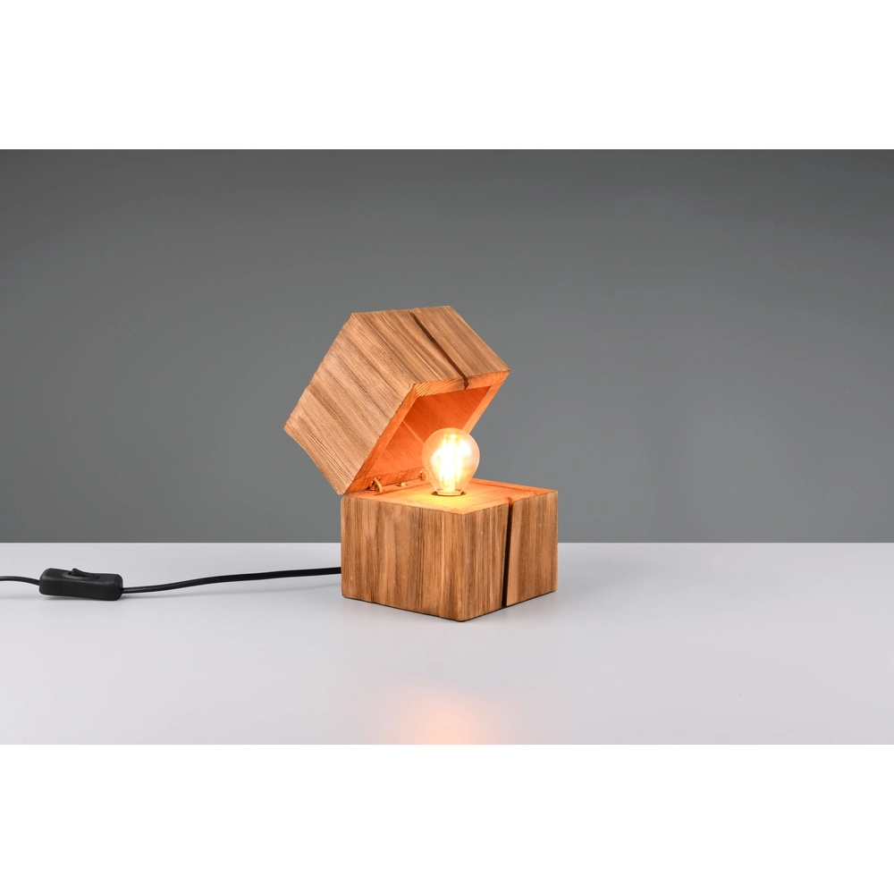 Tafellampje Treasure hout Trio 4017807599985