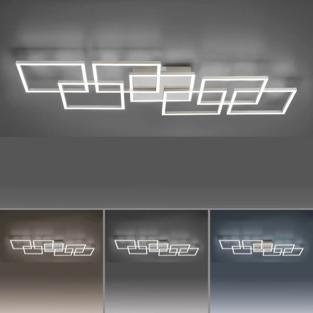 Moderne plafondlamp Q-Inigo rechthoekig Paul Neuhaus 4012248358092