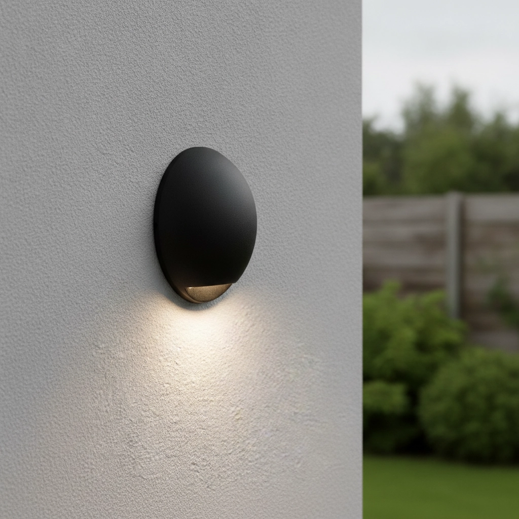 Wandlamp Passo enkel zwart