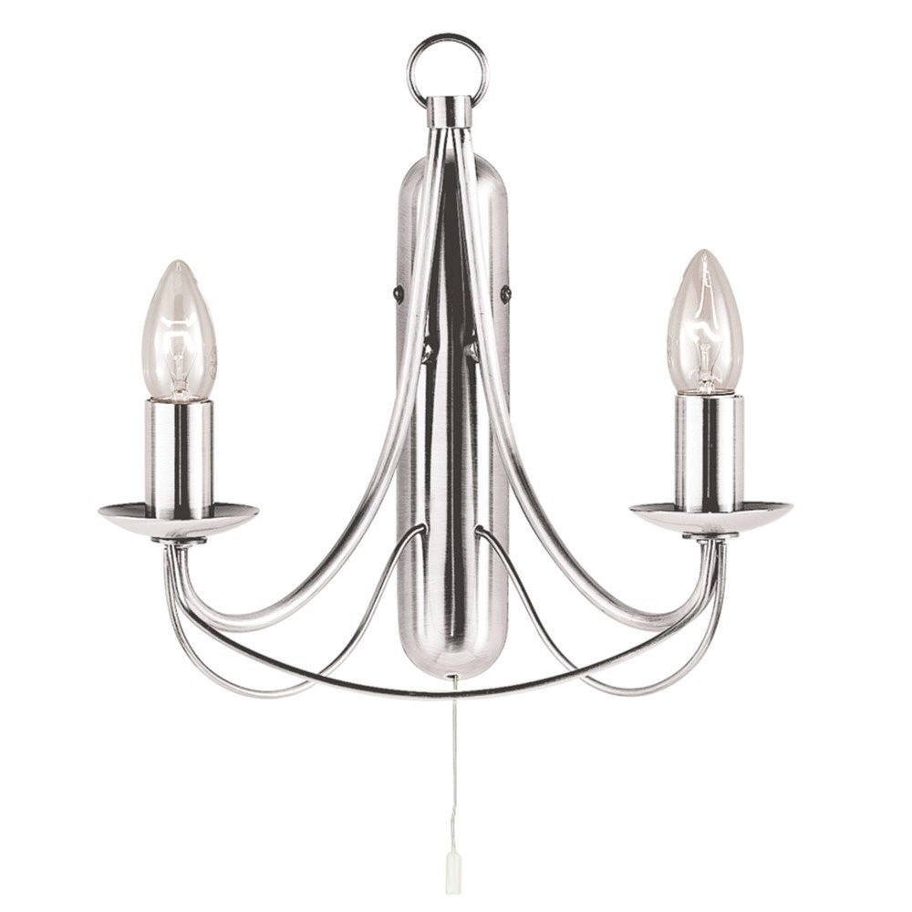 Antiek zilveren wandlamp Maypole Antiek zilveren wandlamp Maypole