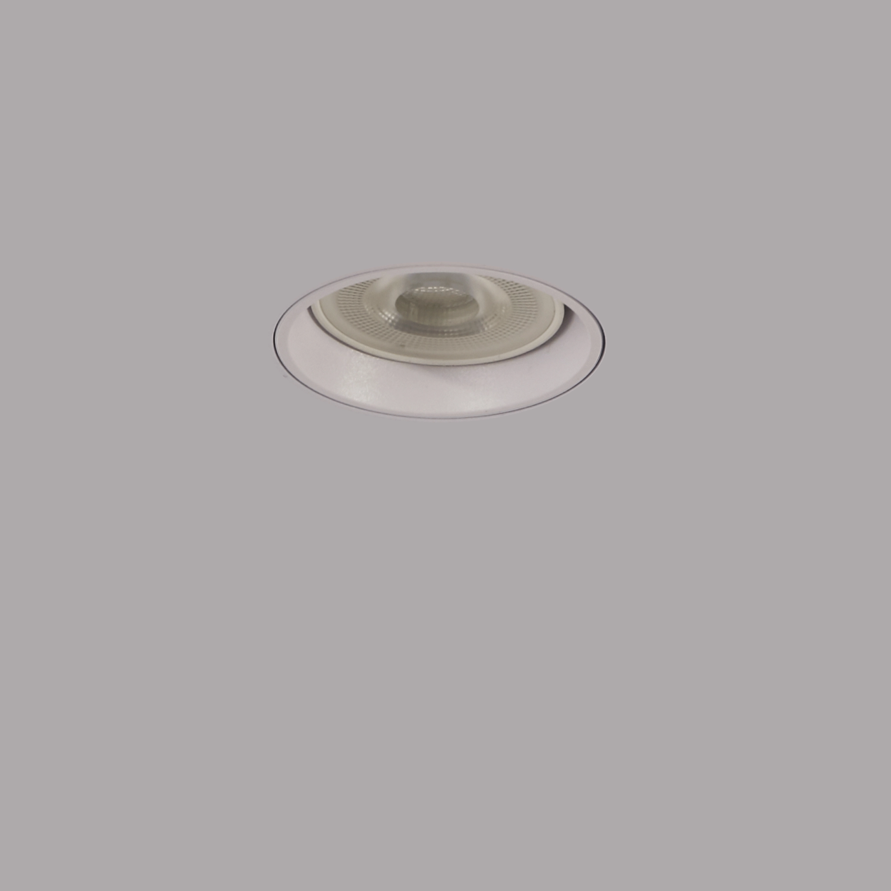 Inbouw stucspot Mini wit zonder randje Lyora 5053423275598