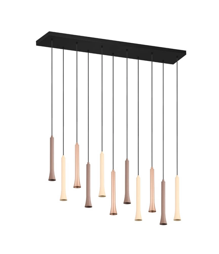 Multi pendel hanglamp Fiato 115x34cm Trio 4017807616705