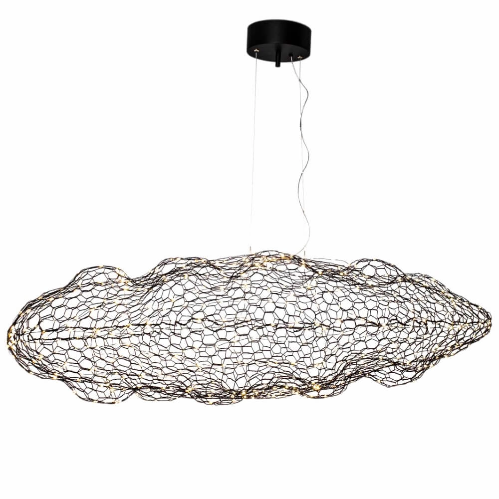 Hanglamp Hayden mat zwart 50cm