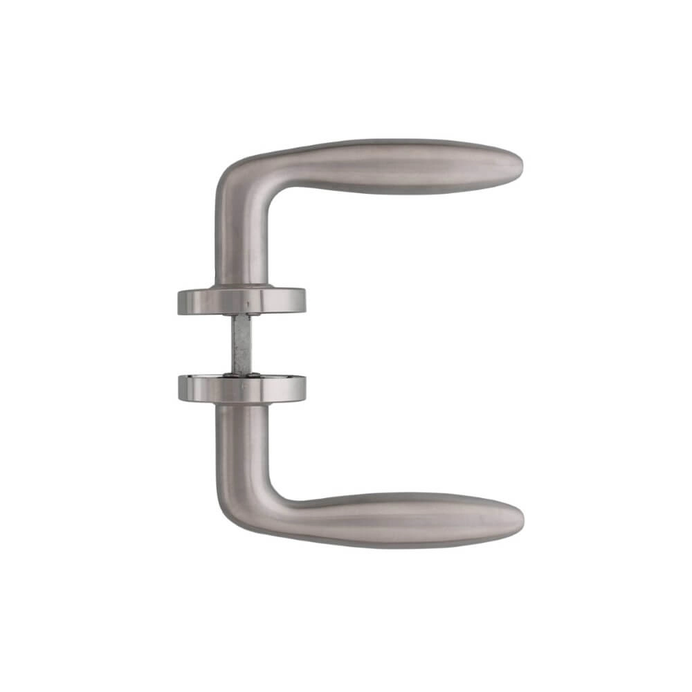 Gevormde deurklink Jupiter RVS Intersteel 8714186058916
