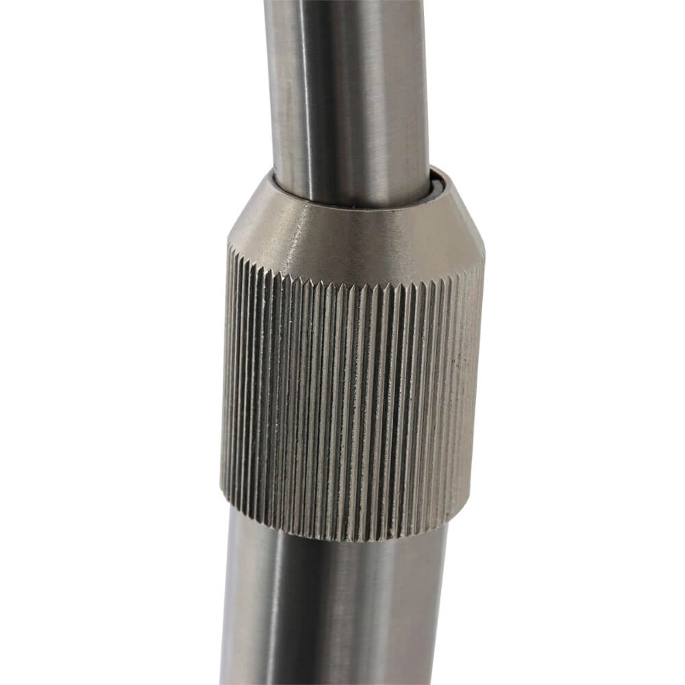 Booglamp Stresa RVS met zwart sizoflor kap Steinhauer 8712746092912