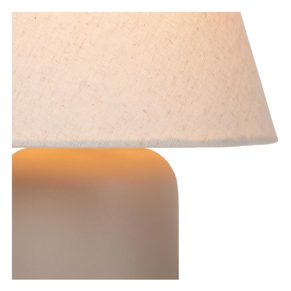 Tafellampje Macia zand bruin Lucide 5411212061577