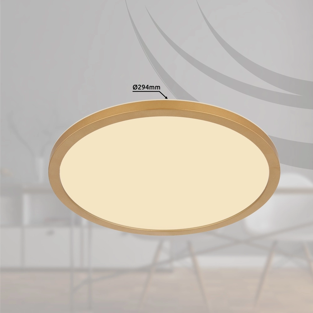 Plafonniere Sapana Ø 29,4cm goud Globo 9007371454419