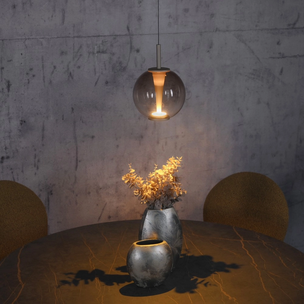 Led hanglamp Pure Infinity met amber glas - Ø 18cm Paul Neuhaus 4012248399040