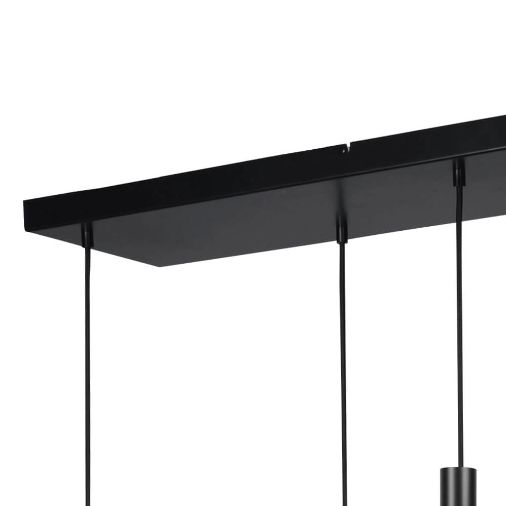 Eetkamer hanglamp Bella 2 met glazen en pendels Masterlight 8718121340760