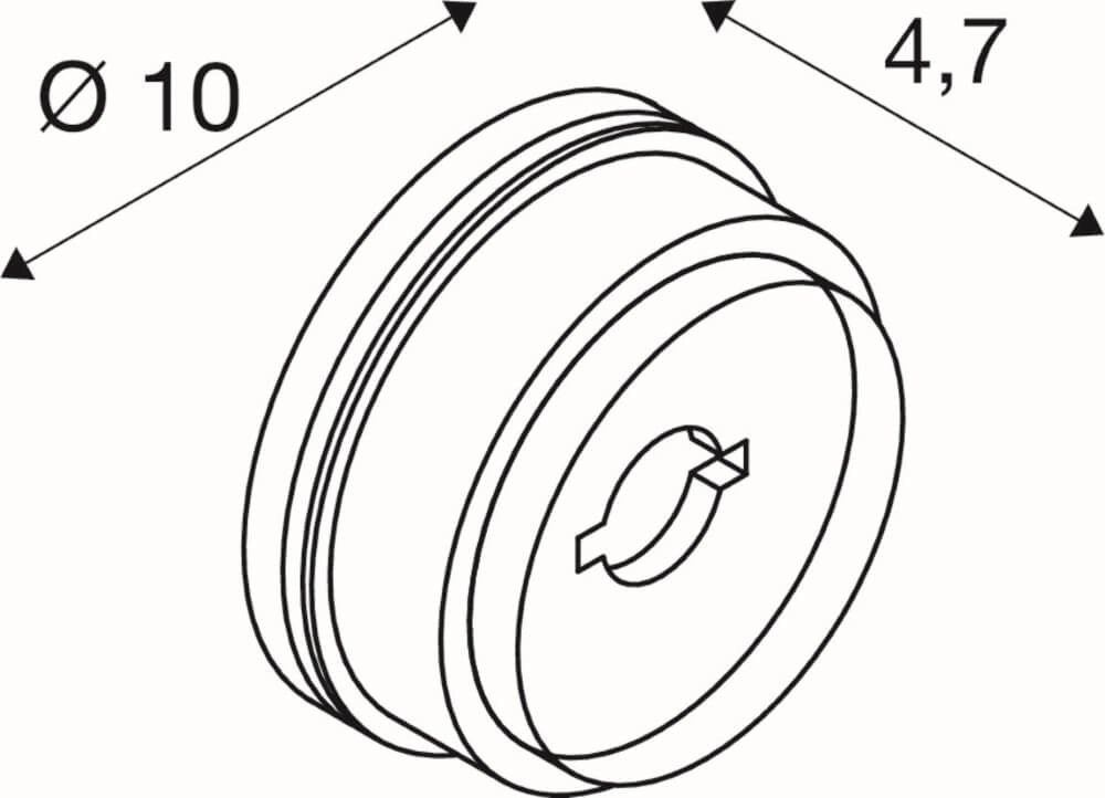 Basis voor ronde Mana armaturen SLV 4024163251150