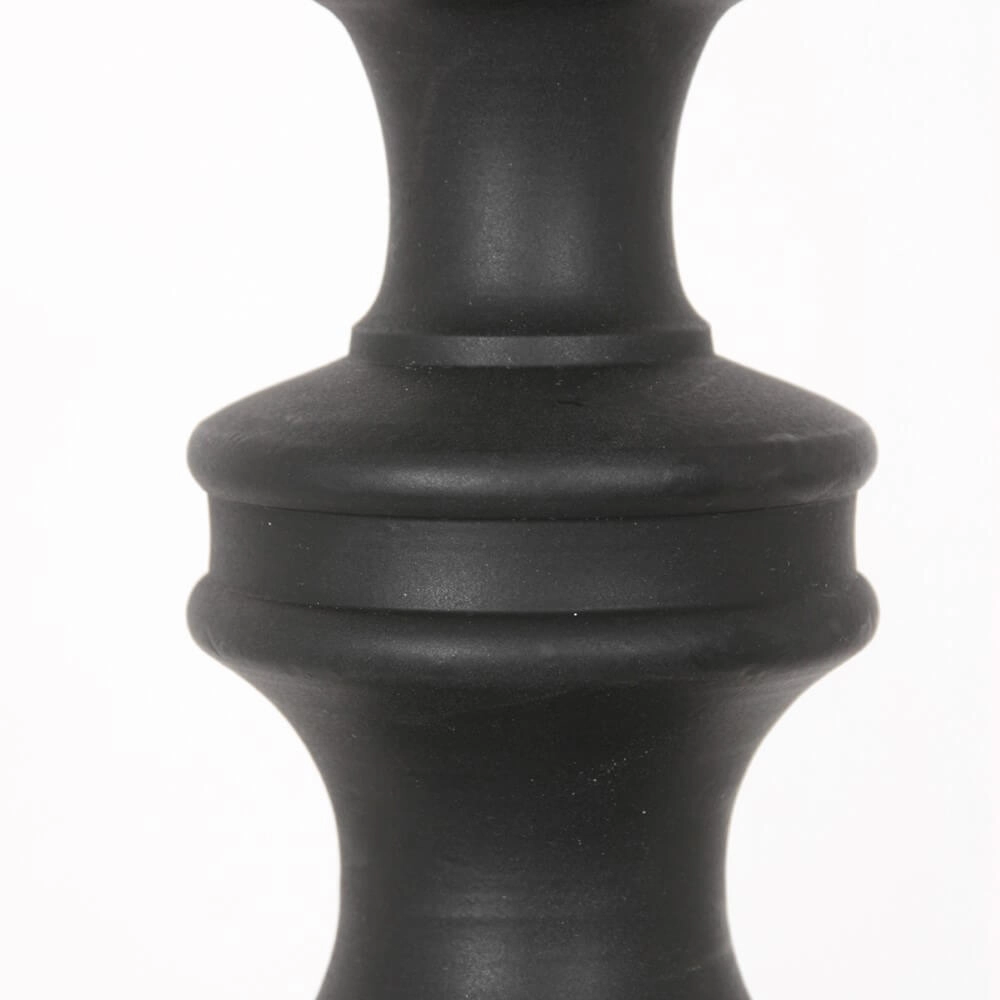Klassieke schemerlamp Lyons C met taupe linnen kap Steinhauer 8712746166774
