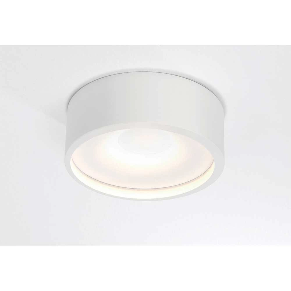 Witte plafonnière Orlando Ø 14cm