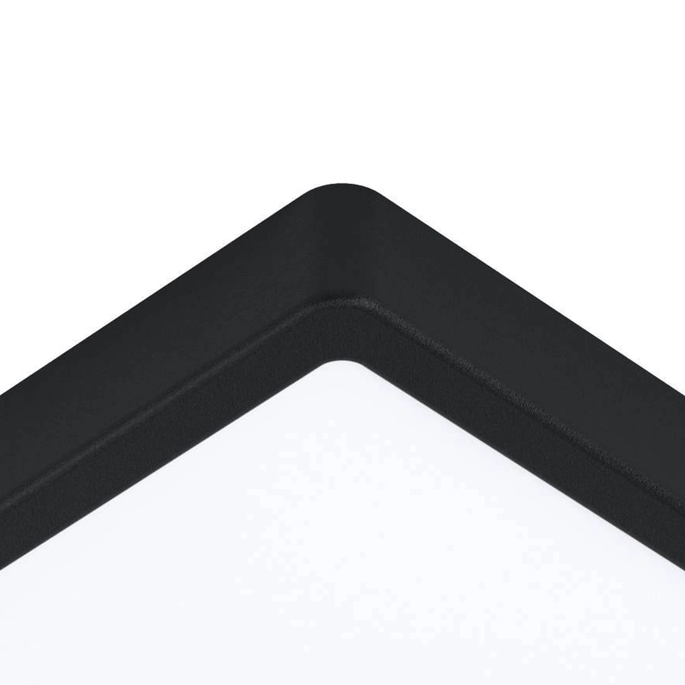Plafonnière Zigbee Fueva-Z 28,5x28,5cm zwart Eglo 9002759988548