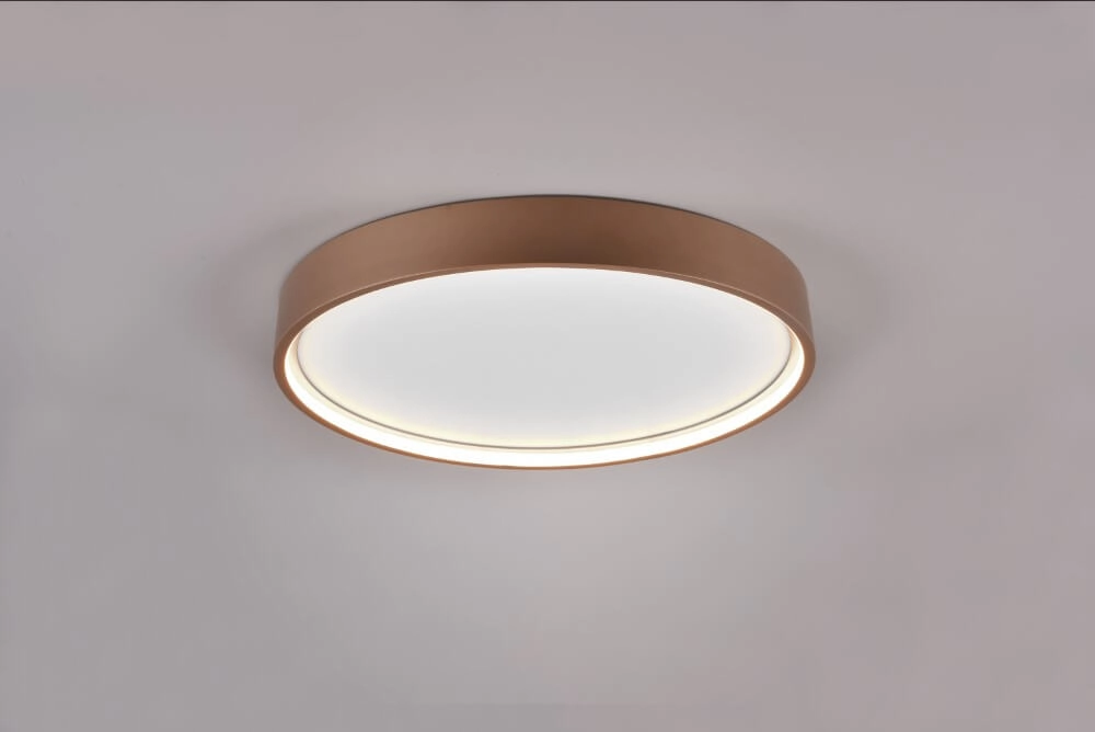 Wit met bruine plafonniere Doha Trio 4017807575026