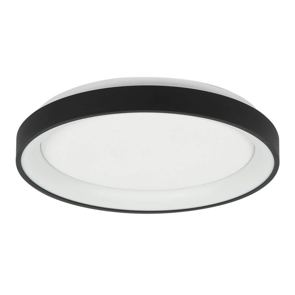 Plafondlamp Ringlede design zwart Ø 38cm Steinhauer 8712746171952