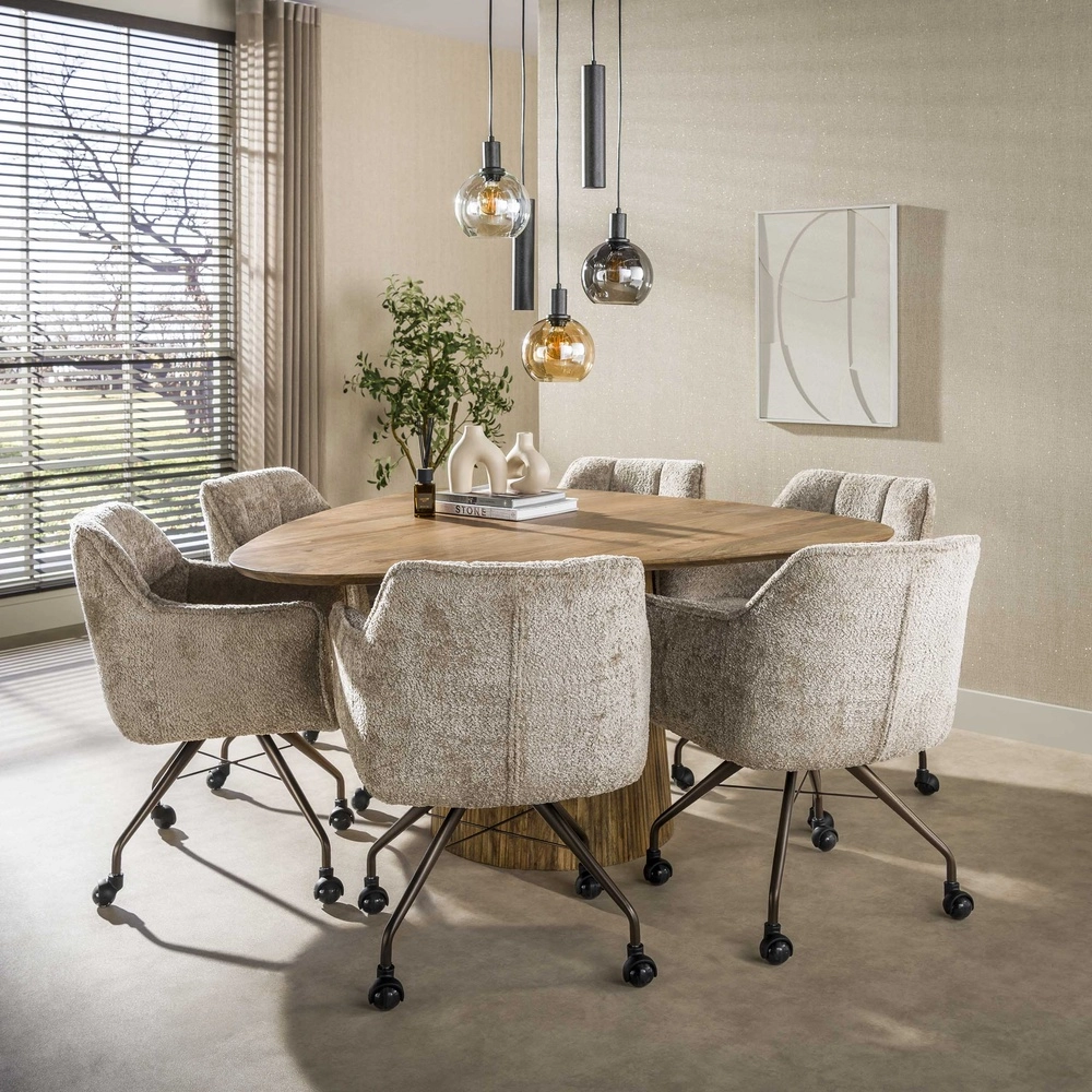Vide hanglamp Sfera met glazen en pendels Lyora 8716803512429