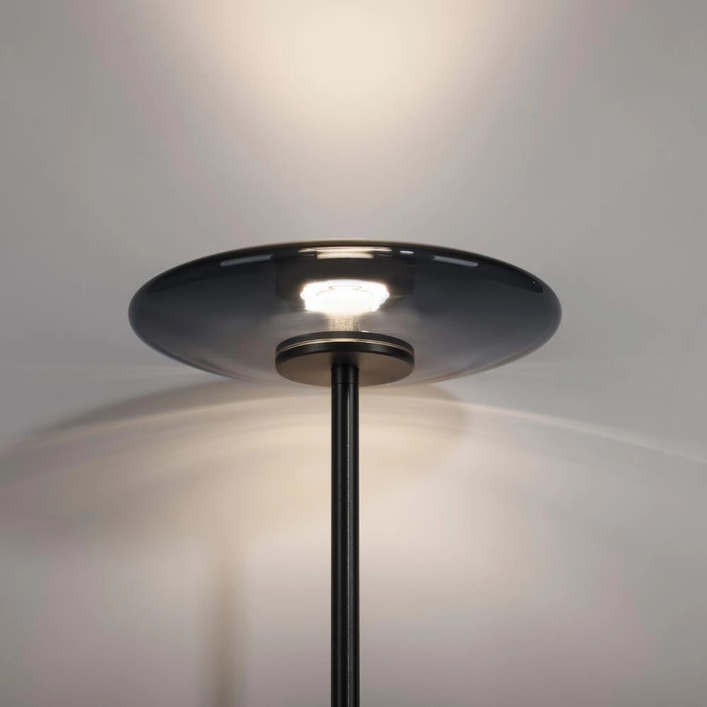 Design vloerlamp Pure Vitrum grijs Paul Neuhaus 4012248382721