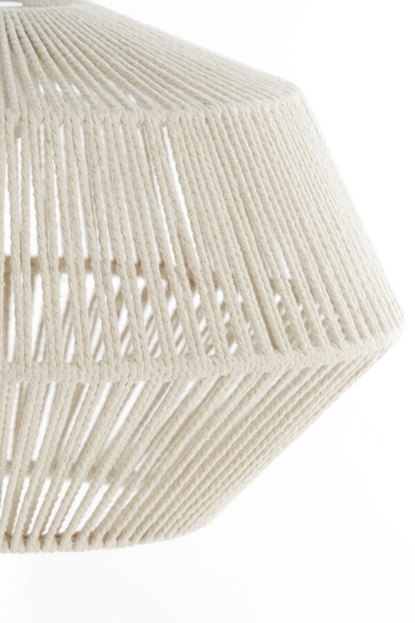 Scandinavische hanglamp Deya crème Ø 40cm Light & Living 8717807744922