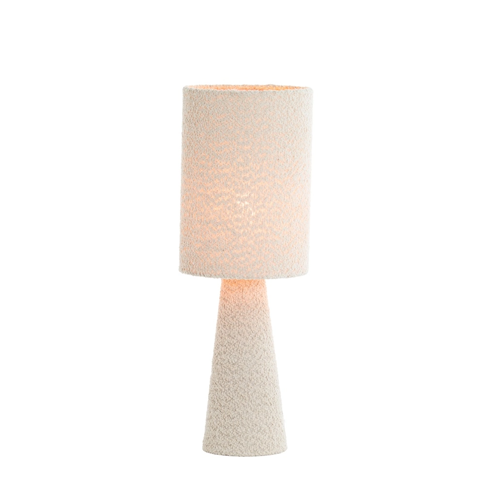 Boucle schemerlamp Micky 58cm - zand Light & Living 8717807761127