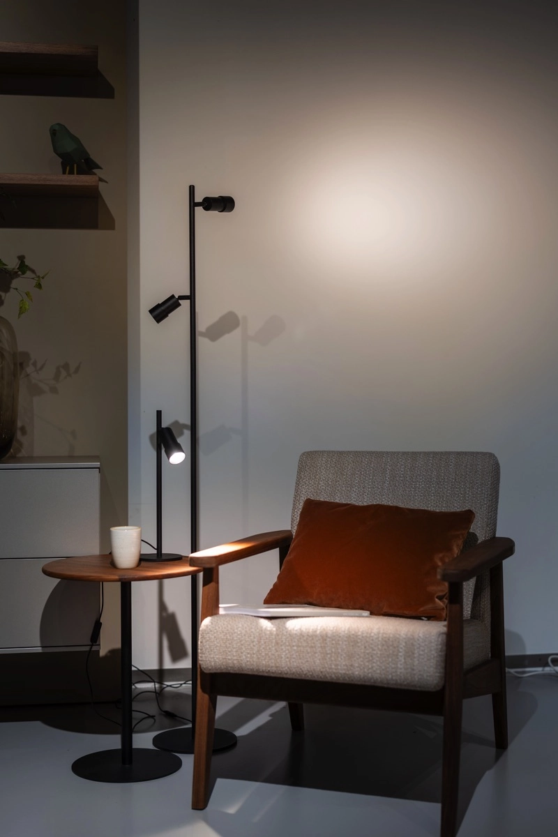 Dubbele led leeslamp Liam zwart ETH 8720195310662