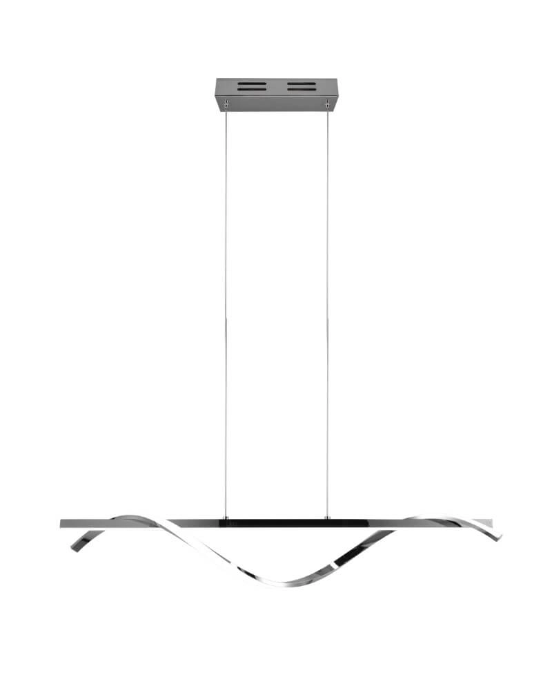 Hanglamp Isabel 100cm lang chroom Trio 4017807561357