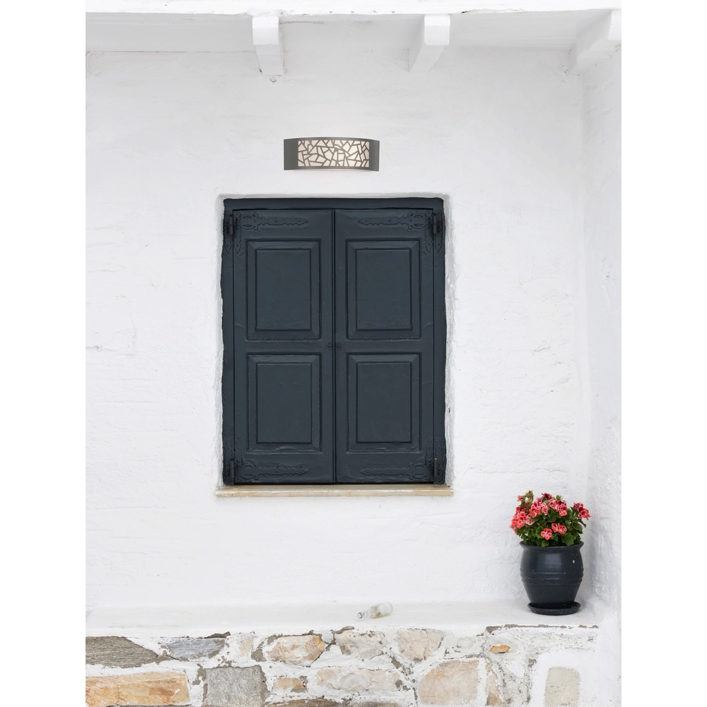 Grijze wandlamp Zenith ovaal Lyora 5212017435521