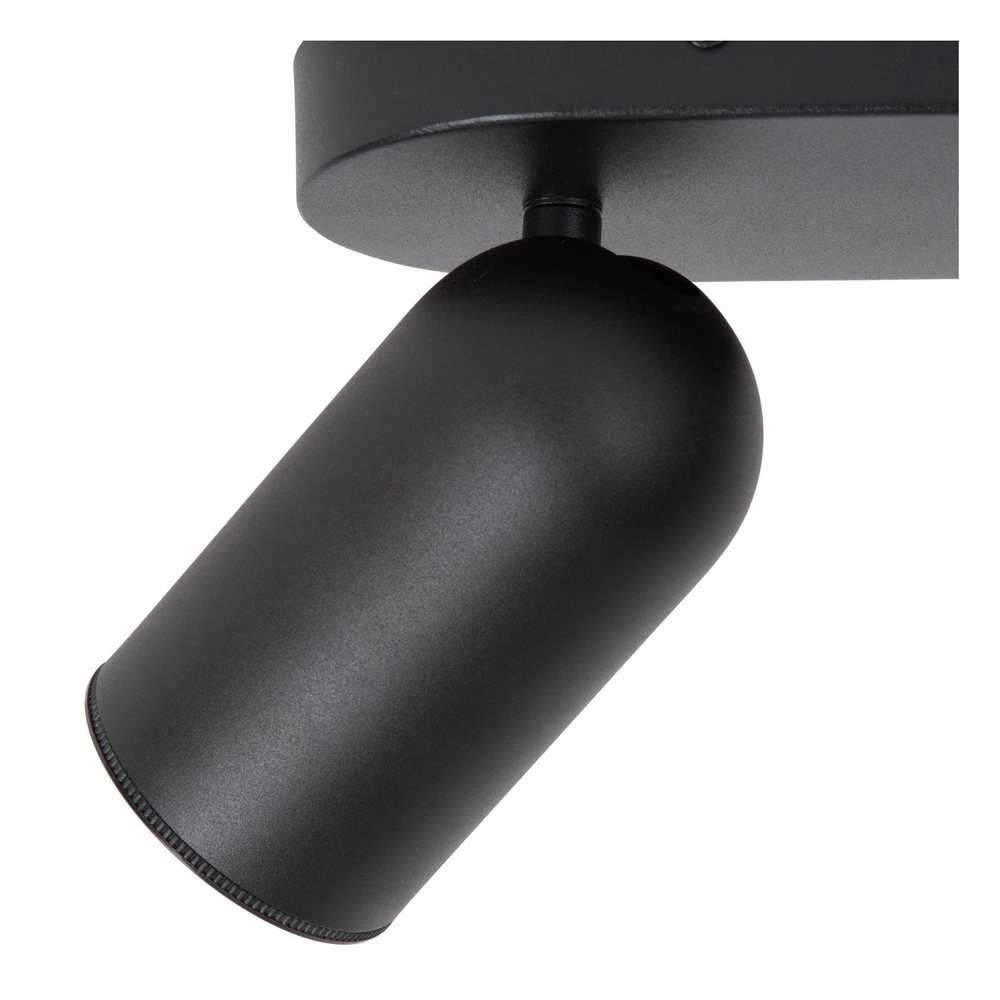 Plafondspot Punch 2-lichts zwart Lucide 5411212134325