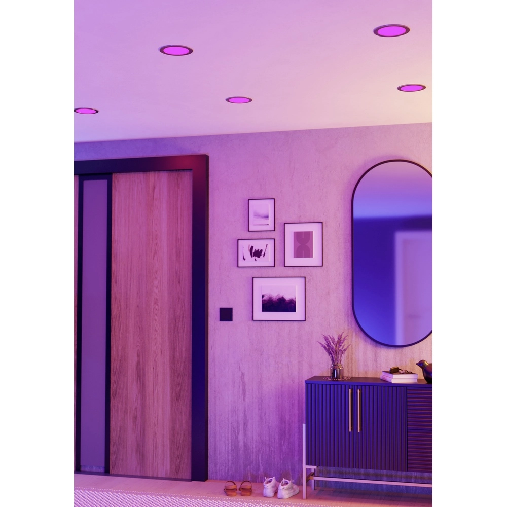 IP44 inbouw lamp Fueva 6-Z Zigbee - rvs - Ø 16,8cm Eglo 9008606331048