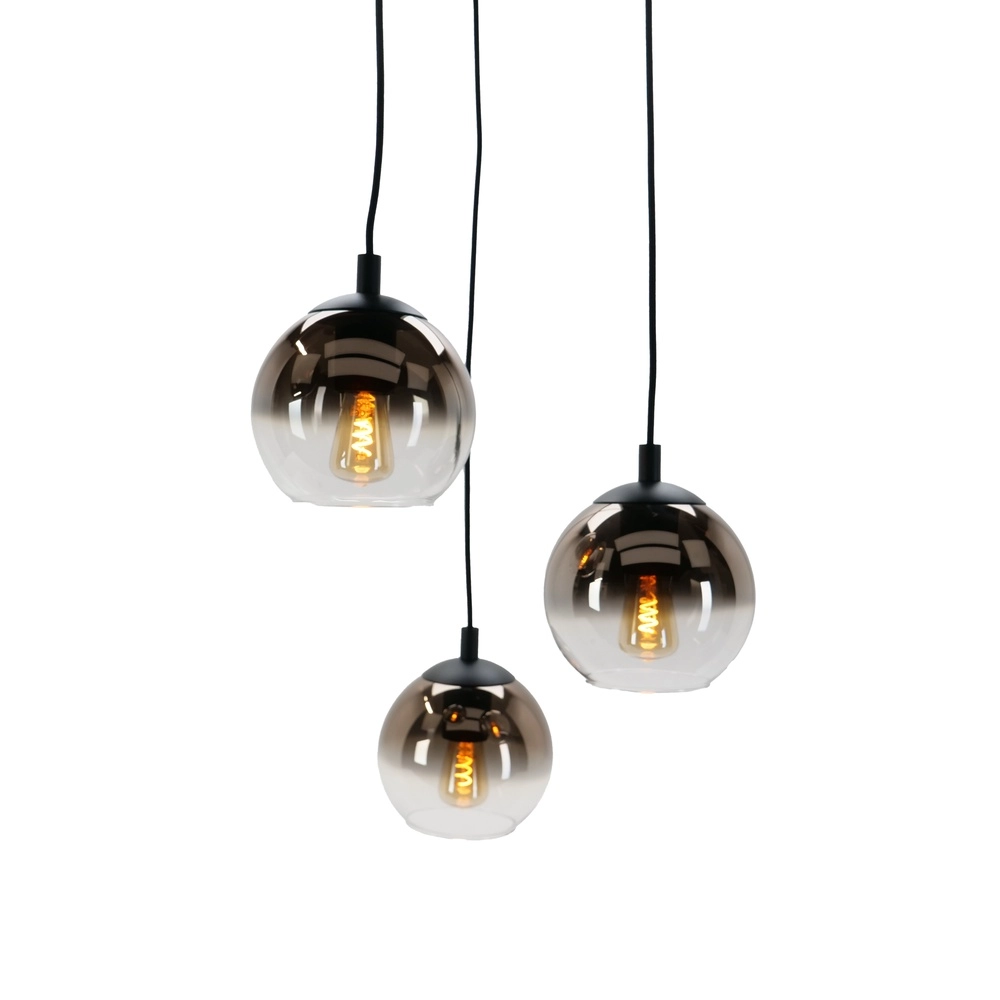 Hanglamp Ariscani 1 3-lichts zwart rond Eglo 9008606358069