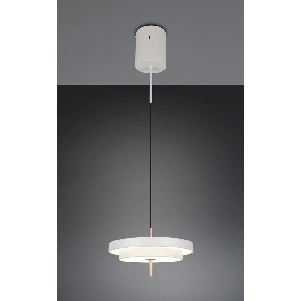 Design hanglamp Keaton wit Ø 40cm Trio 4017807653373