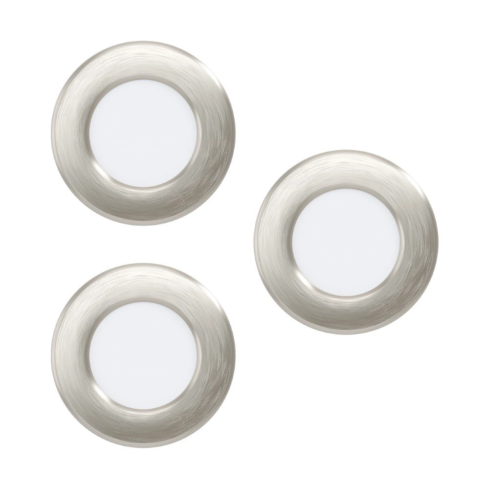 3 RVS inbouwspot Fueva 5 Ø 8,6cm 3 RVS inbouwspot Fueva 5 Ø 8,6cm