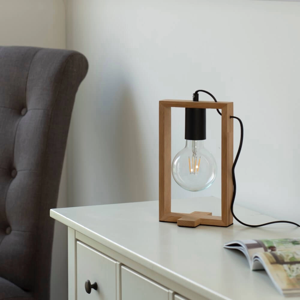 Landelijke tafellamp Franky 1-lichts Just Light 4043689967468