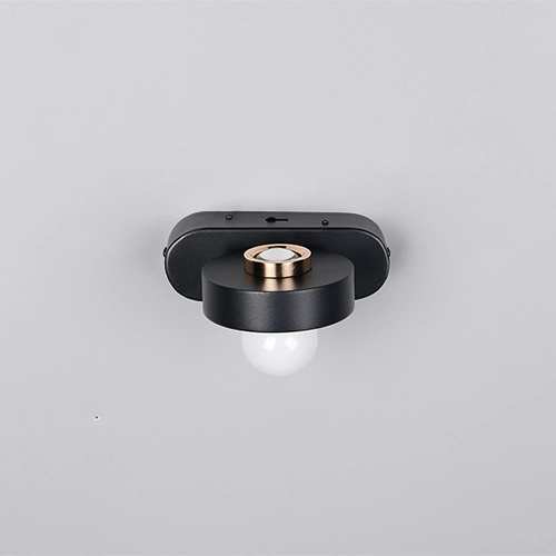 Wandlamp Arpino zwart 15cm Trio 4017807683639