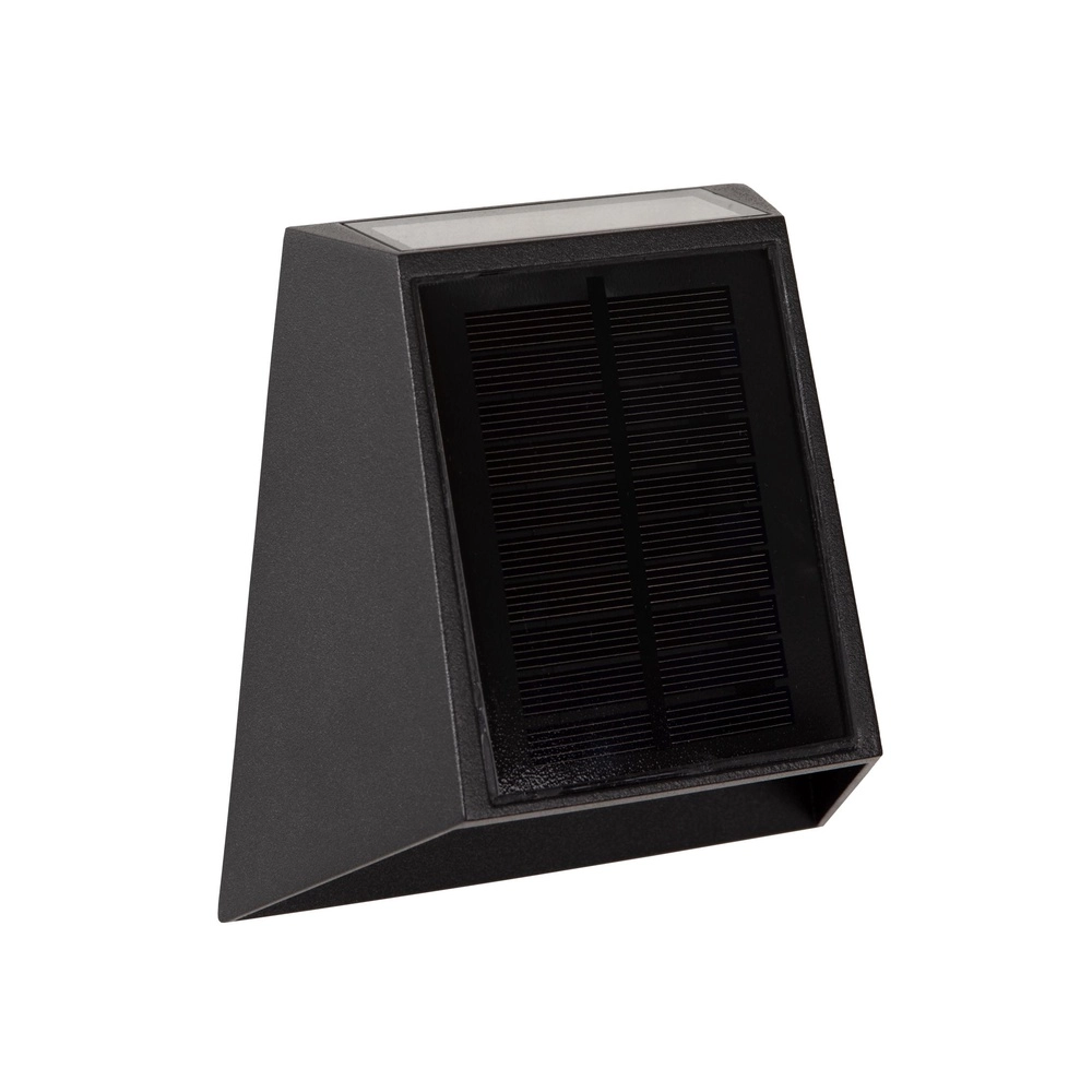 Wandlamp Luton solar zwart