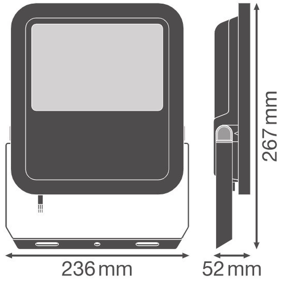 Schijnwerper Vance 69W - 3000K zwart Lyora 4099854306082