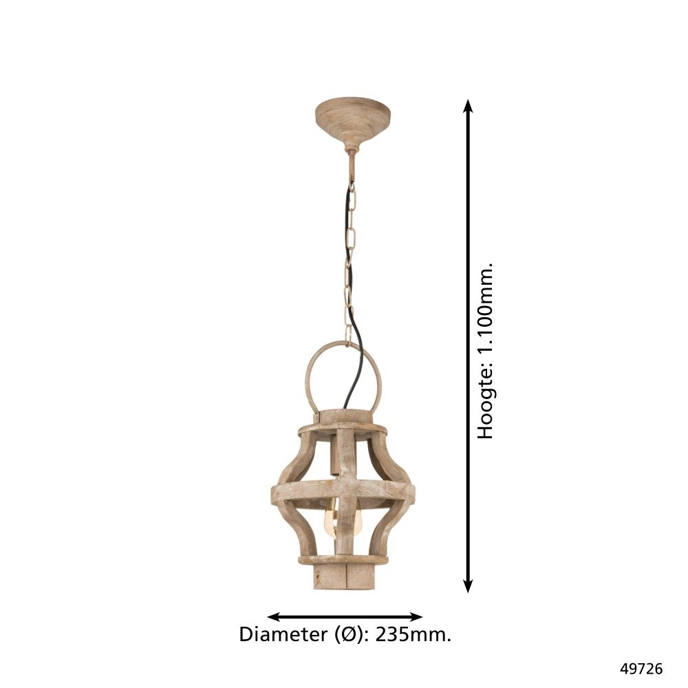 Hanglamp Kinross 23,5cm Eglo 9002759497262