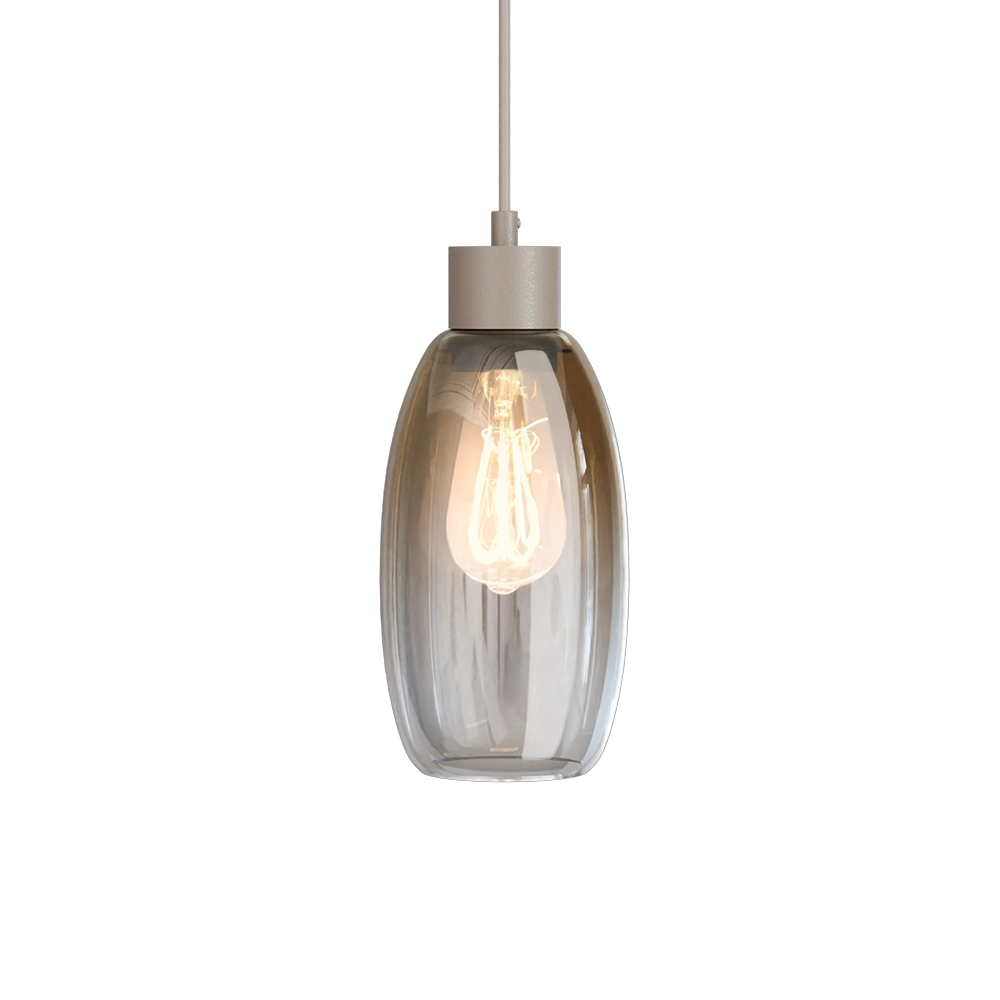 Glazen hanglamp Olive 3x Ø 12,5cm - zand Masterlight 8718121393940