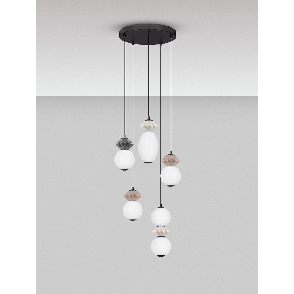 Hanglamp Pallina 5-lichts Lyora 5212017484031
