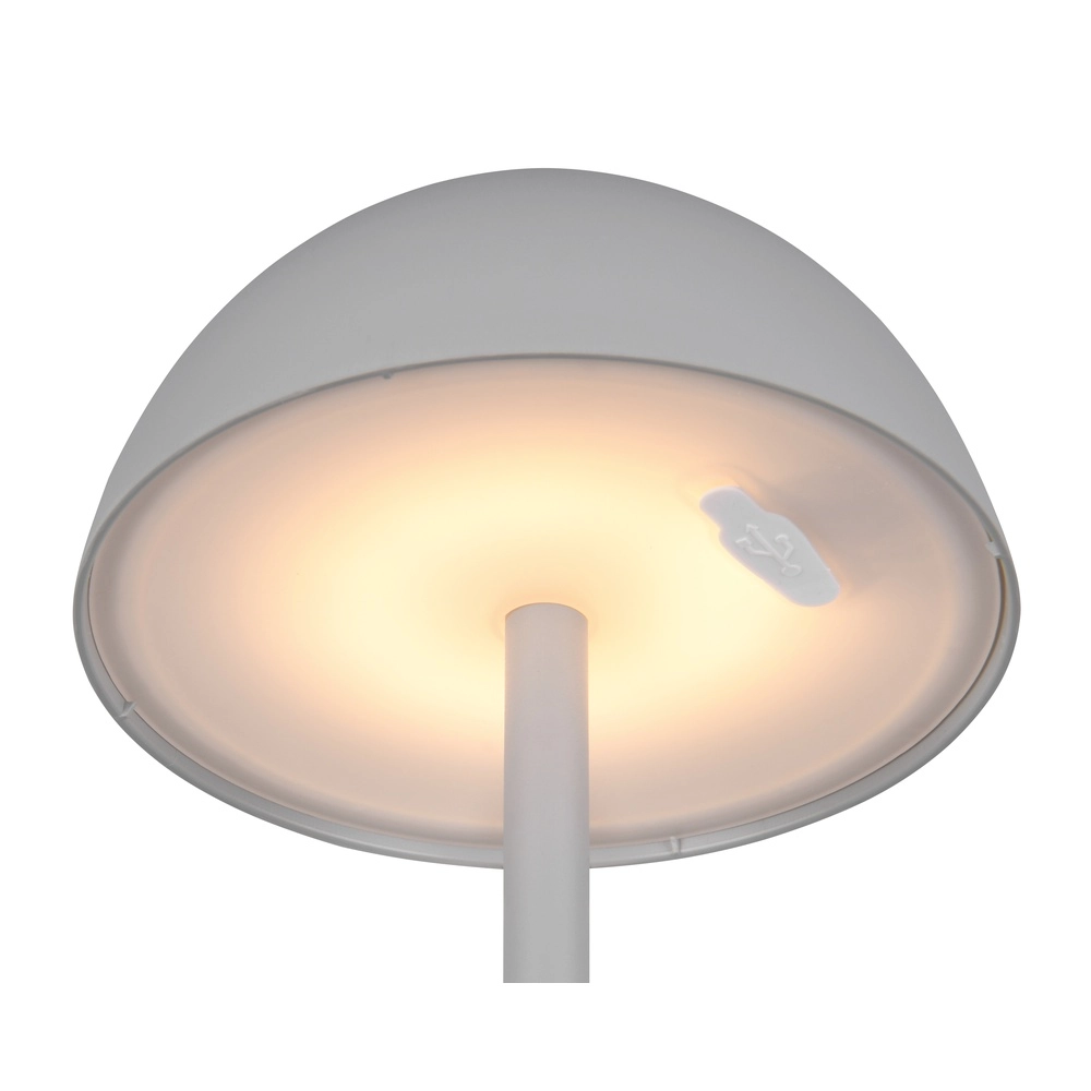 Tafellampje Ricardo grijs Ø 13,5cm Trio 4017807601824