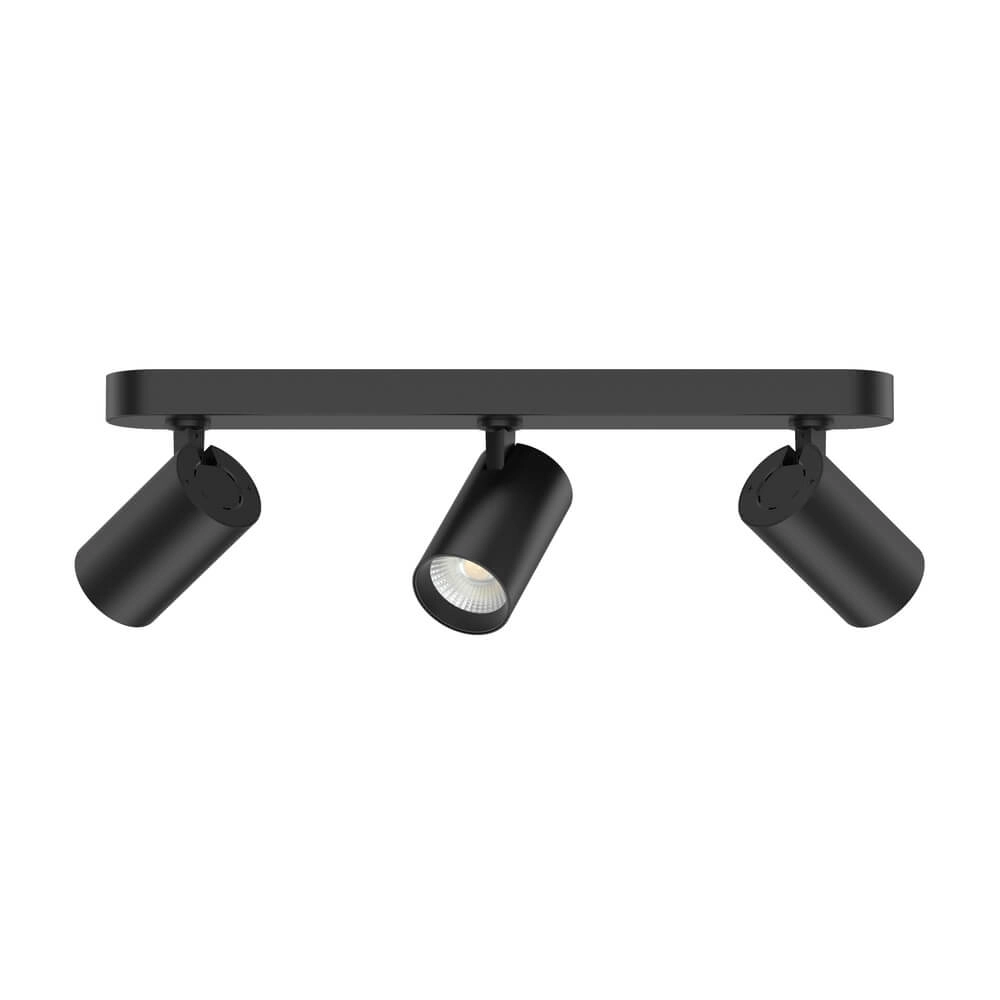 Led opbouwspot Tevo trio - zwart - 2700K Lyora 4255805301586