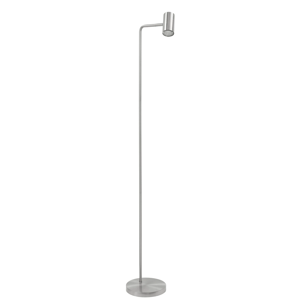 Vloerlamp Burgos nikkel