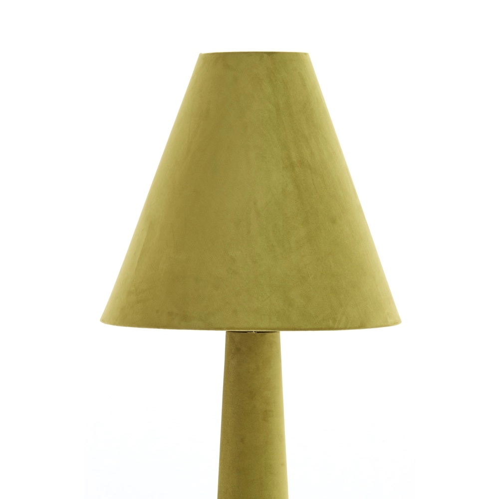 Vloerlamp Devia Ø 50cm - velvet - groen Light & Living 8717807759537